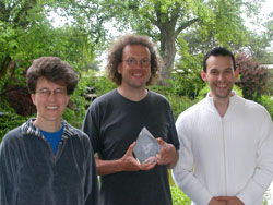 Award winners Birgit Pfitzmann, Matthias Schunter and Michael Backes