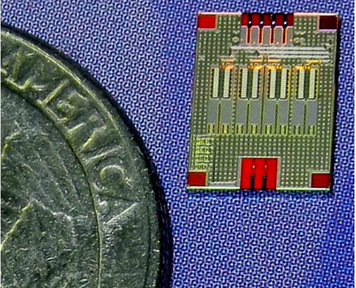 CMOS integrated nanophotonics transceiver chip